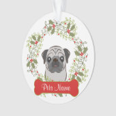 Pug Ornament (voorkant)