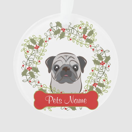 Pug Ornament (voorkant)