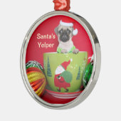 Pug Ornament (Links)