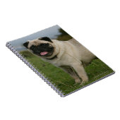 Pug Panting Notitieboek (Rechterzijde)