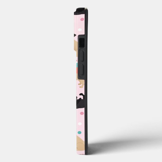 Pug Party Case-Mate iPhone Case (Achterkant / Links)