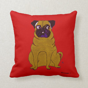 Pug Patrick American MoJo Pillow Kussen
