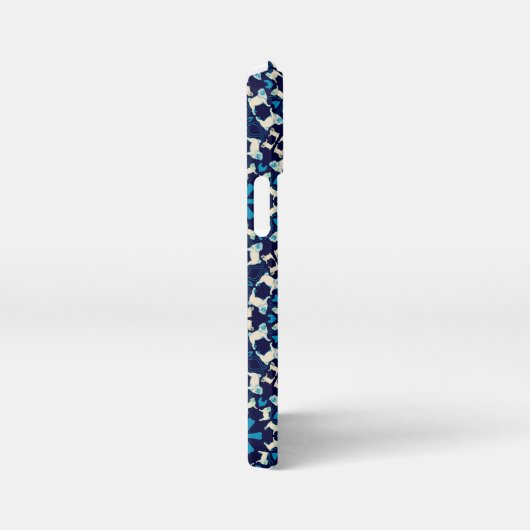 Pug Pattern Case iPhone Hoesje (Rechterkant)