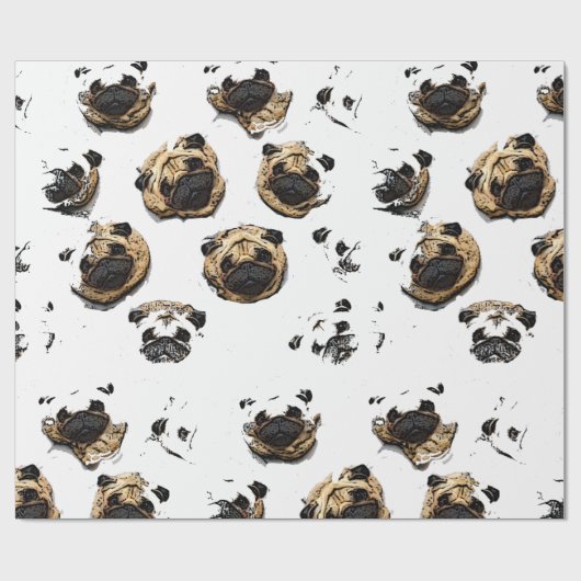 Pug Pattern pakpapier per whackbar (Vlak)