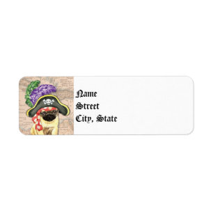 Pug Piraat Etiket