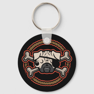 Pug Pirate 21213 Sleutelhanger