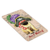 Pug Pirate Magneet (Rechterzijde)