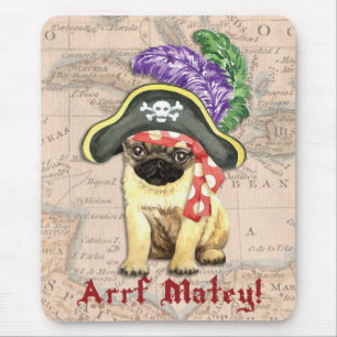 Pug Pirate Muismat