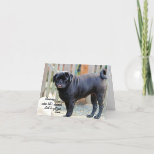 Pug "plak uit van Uw Tong" Kaart
