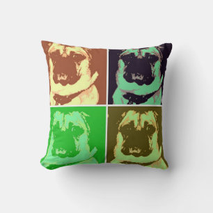 Pug Pop Art Kussen