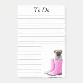 Pug Post-it® Notes (Voorkant)