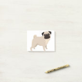 Pug Post-it® Notes (Op bureau)