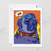 Pug Prayer Briefkaart (Voorkant / Achterkant)