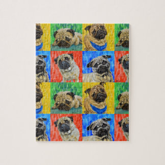 Pug Primair herhalingspatroon Legpuzzel