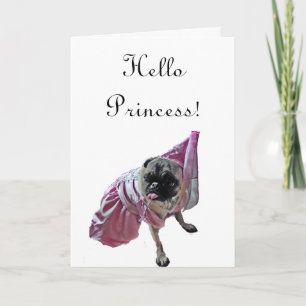 Pug Prinses Kaart