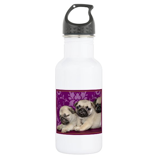 Pug puppies hond waterfles  (Voorkant)