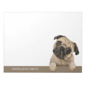 Pug Puppies Huisdier  Notitieblok (Voorkant)