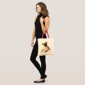 Pug Puppy Dog Canvas Canvas tas (Voorkant (model))