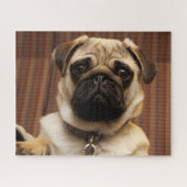 Pug Puppy Dog Legpuzzel (Horizontaal)