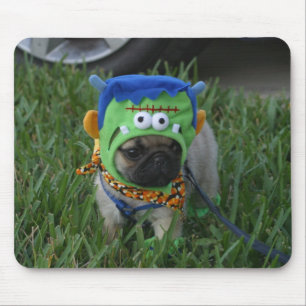 Pug Puppy Frankenpug Muismat