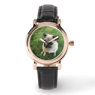Pug Puppy Horloge