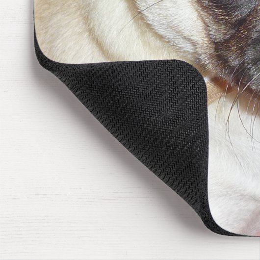 pug puppy mouse pad muismat (Hoek)