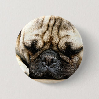 Pug puppy ronde button 5,7 cm