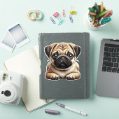 Pug Puppy Sticker (iPad Cover)
