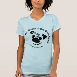 Pug Rescue of San Diego County Logo T-shirt