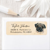 Pug Retouradreslabel Etiket (Insitu)