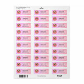 Pug Return Address Labels (Full Sheet)