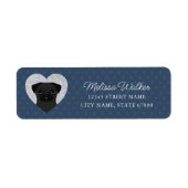 Pug Return Address Labels (Voorkant)