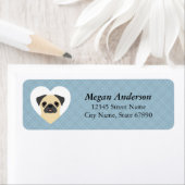 Pug Return Address Labels (Insitu)