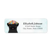 Pug Return Address Labels (Voorkant)