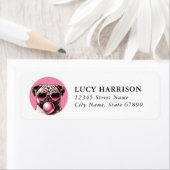 Pug Return Address Labels (Insitu)
