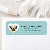 Pug Return Address Labels (Insitu)