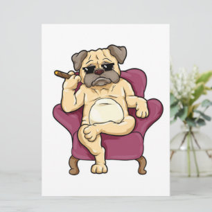 Pug-roker Werkelijke koele pug Dog Menu