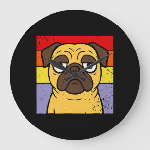  Pug Sarcastisch Gekke Puppy Hondenliefhebber Humo Grote Klok