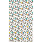 Pug - schattige hond met Kerstmis Tafelkleed (Voorkant)