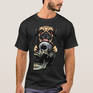 Pug Schedel T-shirt