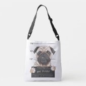 Pug Shot Crossbody Tas (Achterkant)