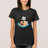 Pug Sleep Shirt Dog Nightgown Sleep Pajamas Pajama (Voorkant)