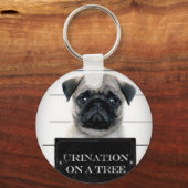 Pug Sleutelhanger (Voorkant)