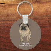 Pug Sleutelhanger (Voorkant)