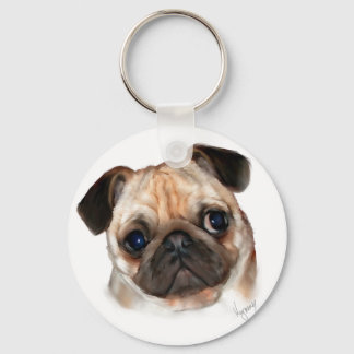 Pug Sleutelhanger