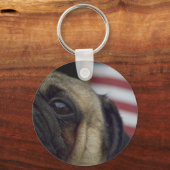 Pug Sleutelhanger # 4 (Voorkant)