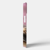 Pug Smelling Cherry Blossom Case-Mate iPhone Case (Achterkant / Rechts)