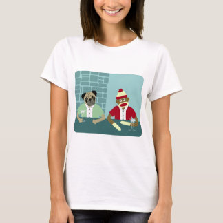 Pug & Socket Monkey T-shirt