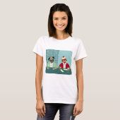 Pug & Socket Monkey T-shirt (Voorkant volledig)