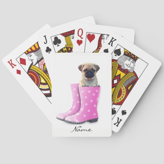 Pug Speelkaarten (Achterkant)